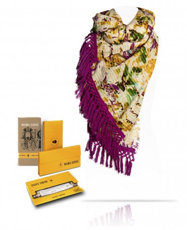 Палантин Унисекс W.FR240-PRINTEMPS/JAUNE